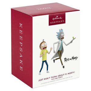 New! Rick & Morty Hallmark Keepsake Christmas Ornament 2022 Adult Swim Cartoon